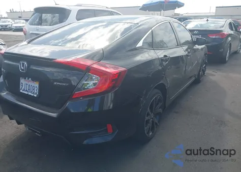 2019 Honda Civic Sport из США, поврежденный, VIN 2HGFC2F88KH589647